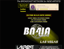 Tablet Screenshot of broadcastnetworkforindieartists.com